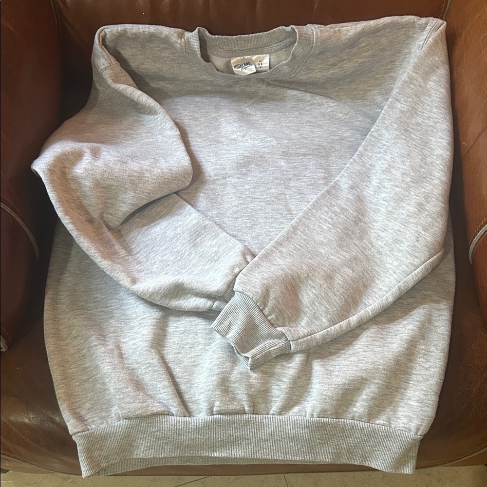 Men's Heather Gray Crewneck Sweater